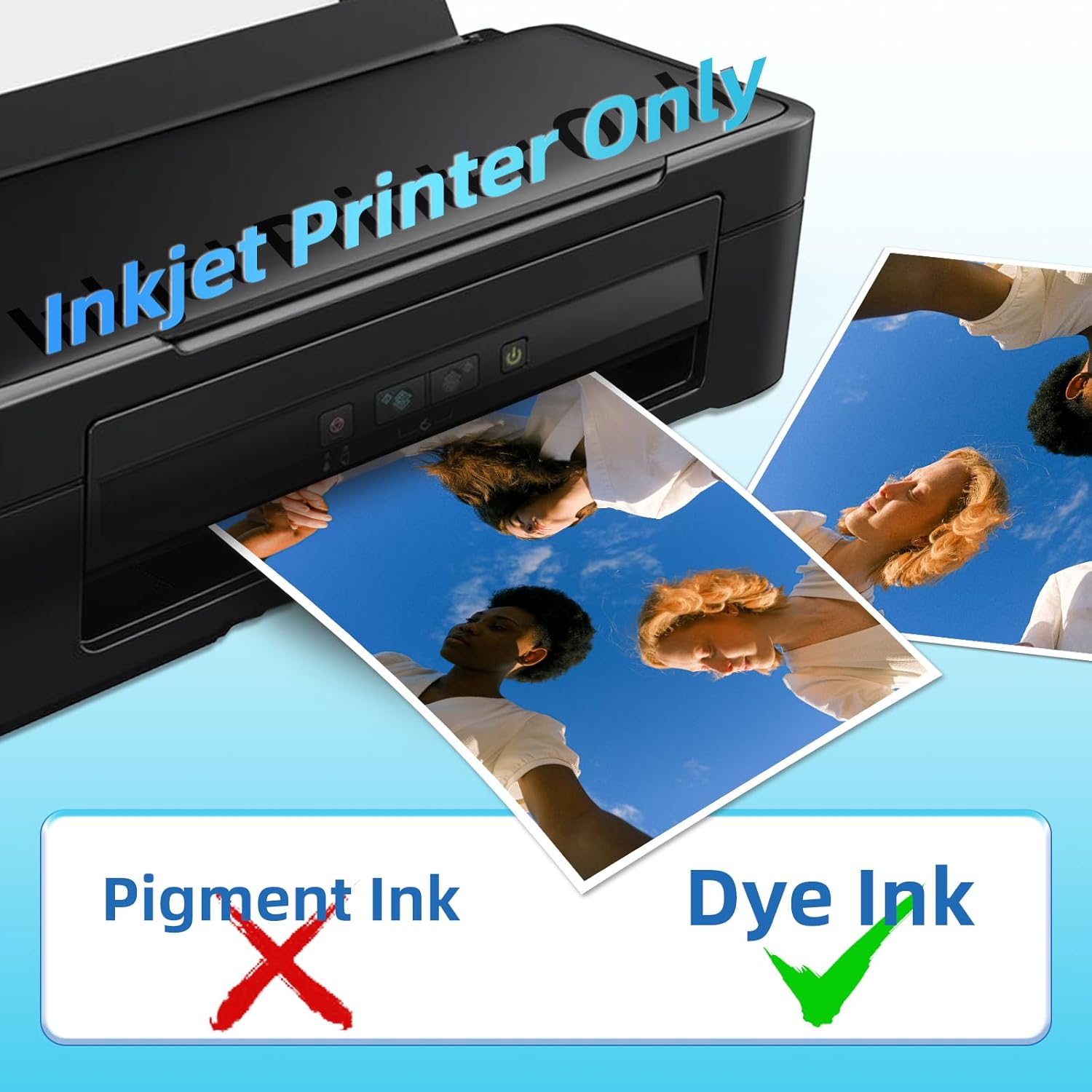 Adhesive Glossy Photo Paper A4 - Ink Blotter Paper review and price