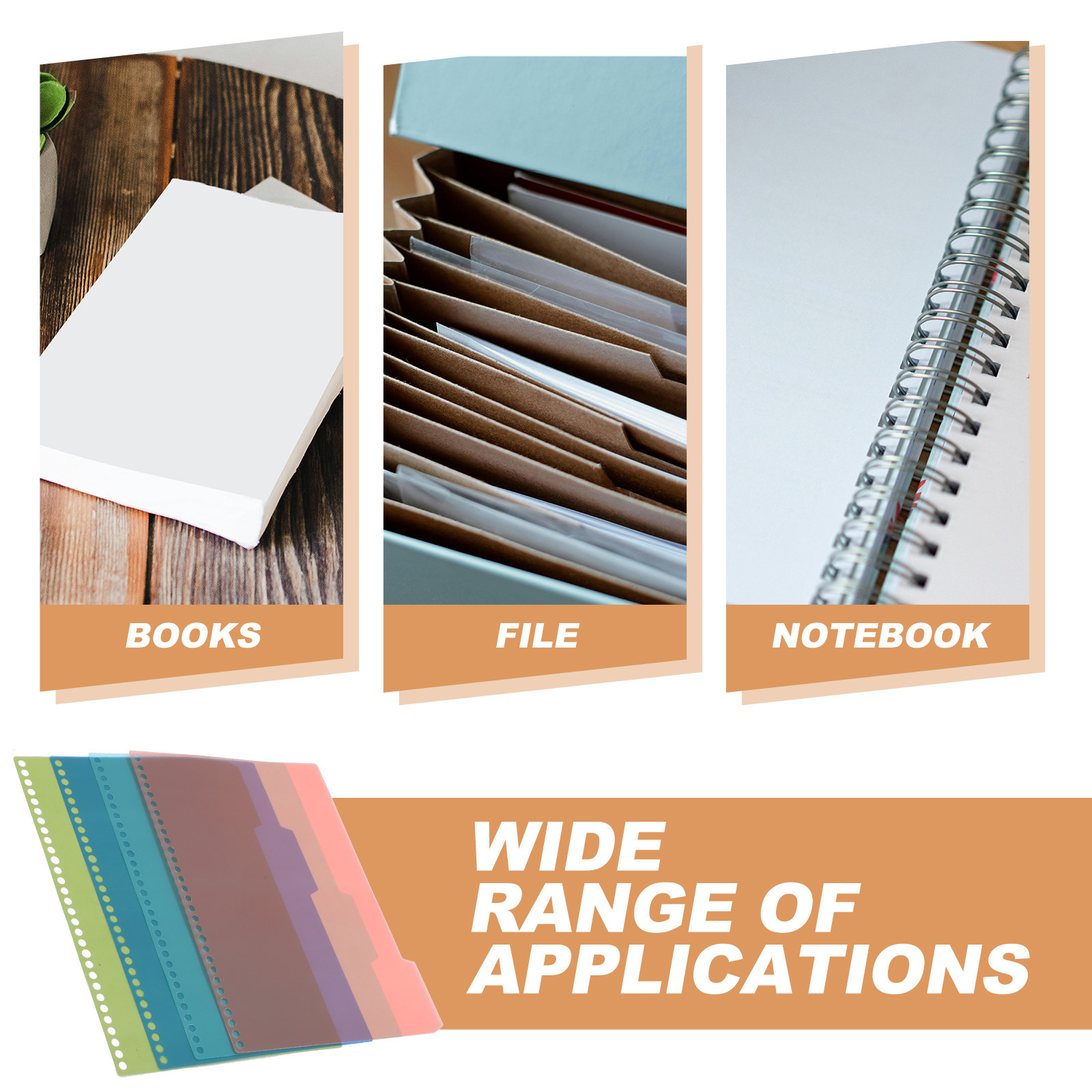 4Sets Plastic Index Dividers f - Tab Divider A4 review and price