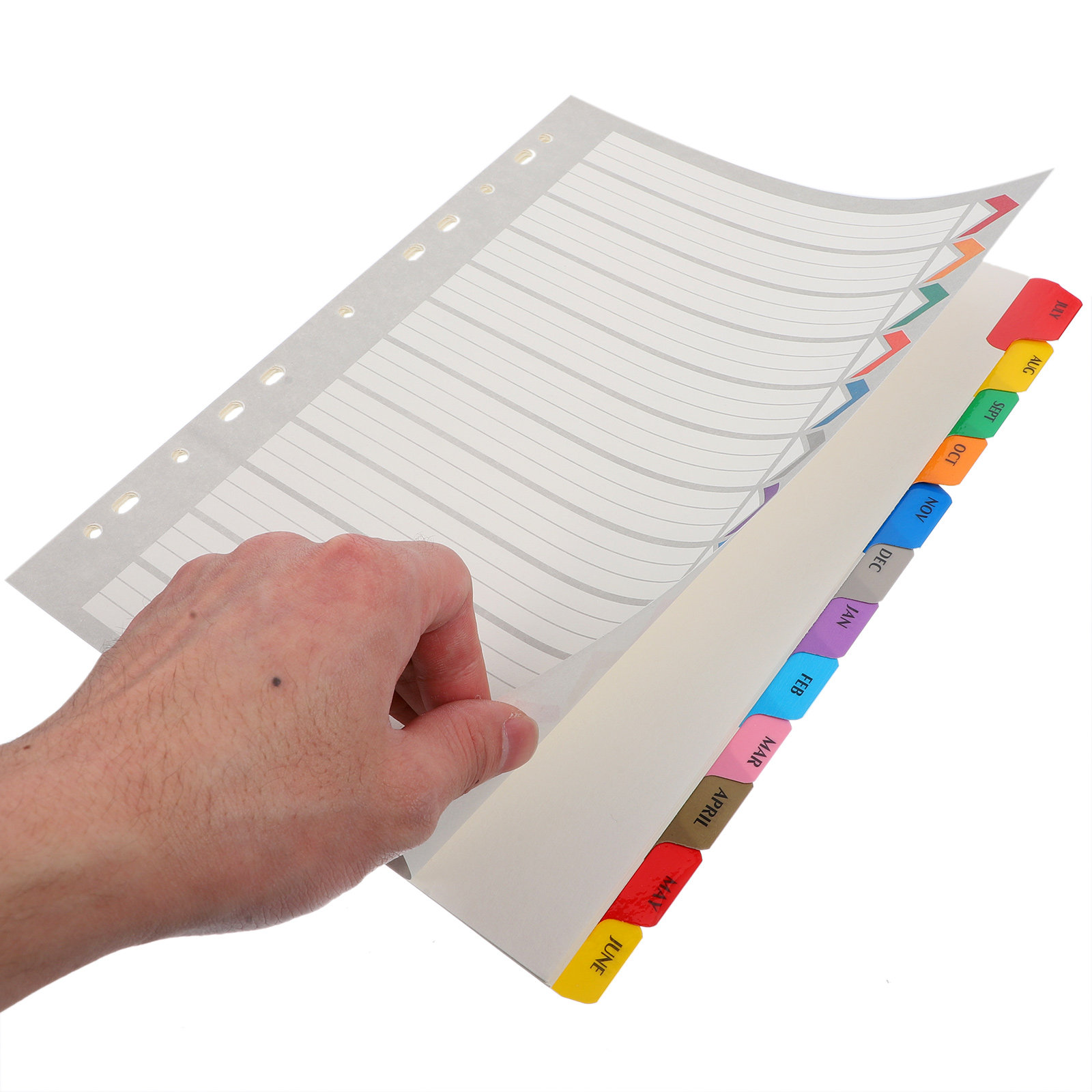 12Sheets Index Binder Dividers - Tab Divider A4 review and price
