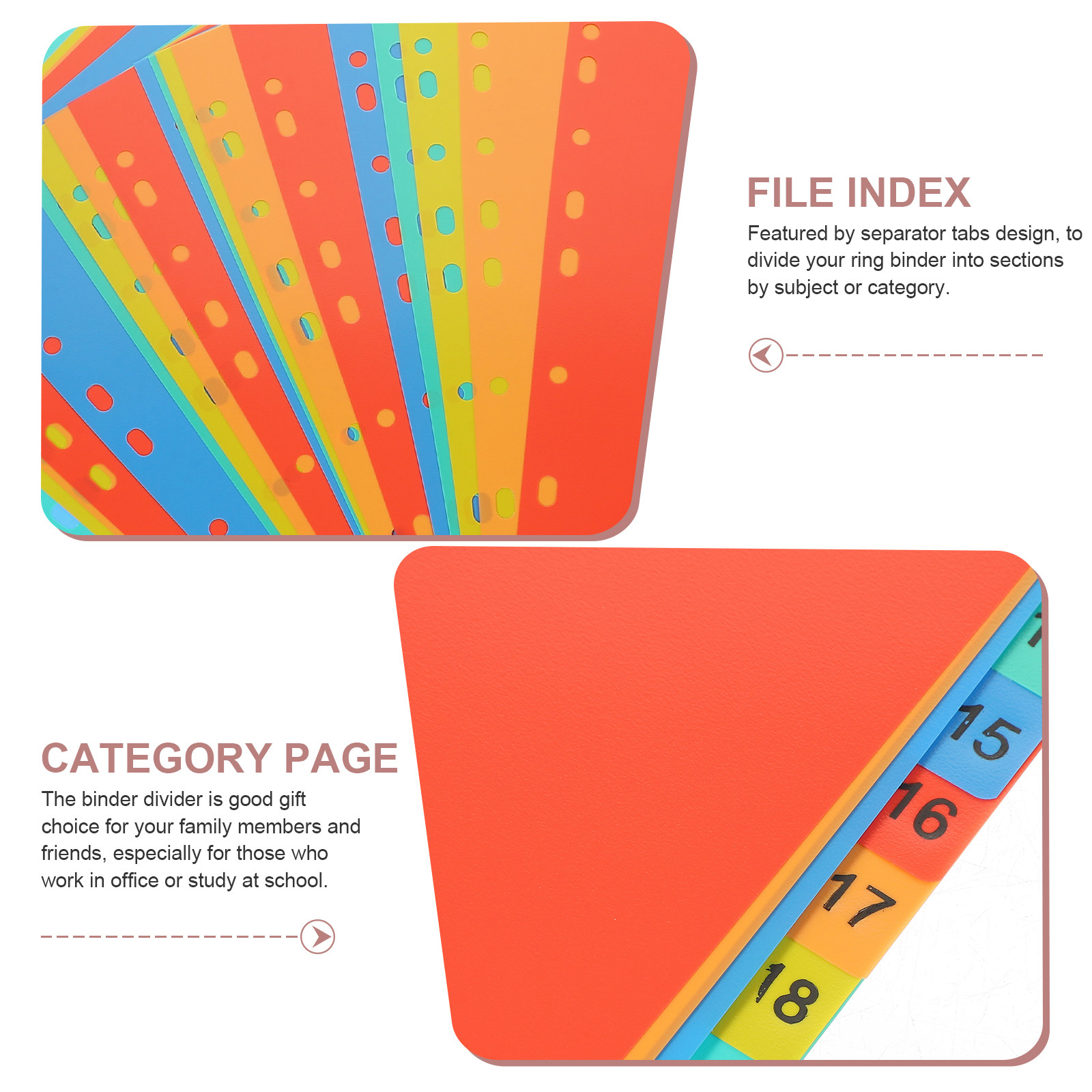 20 Sheets A4 Index Divider Pla - Tab Divider A4 review and price