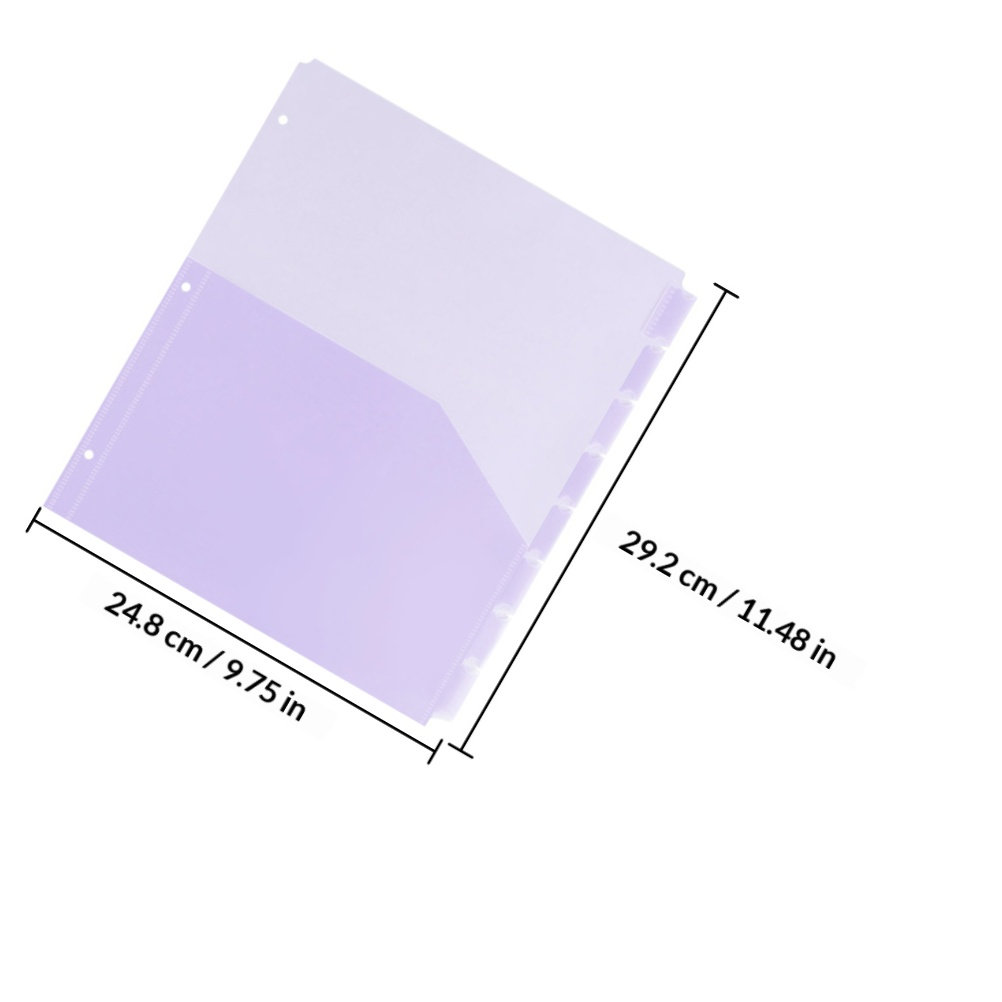 2Sets A4 Plastic Binder Divide - Tab Divider A4 review and price