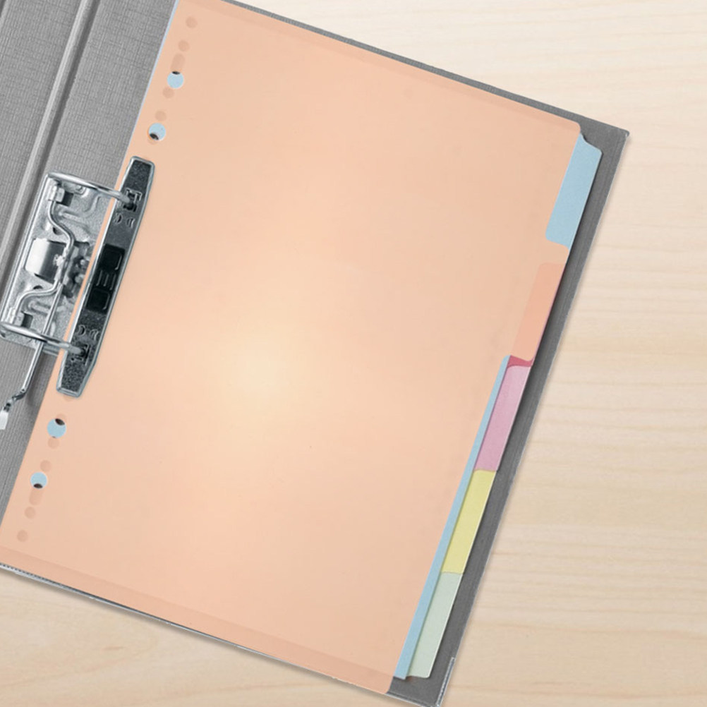 1Set Binder Dividers Plastic P - Tab Divider A4 review and price