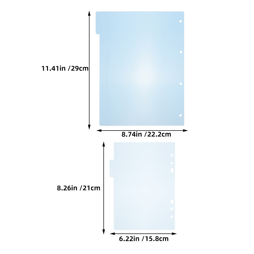 1Set Binder Dividers Plastic P - Tab Divider A4 review and price