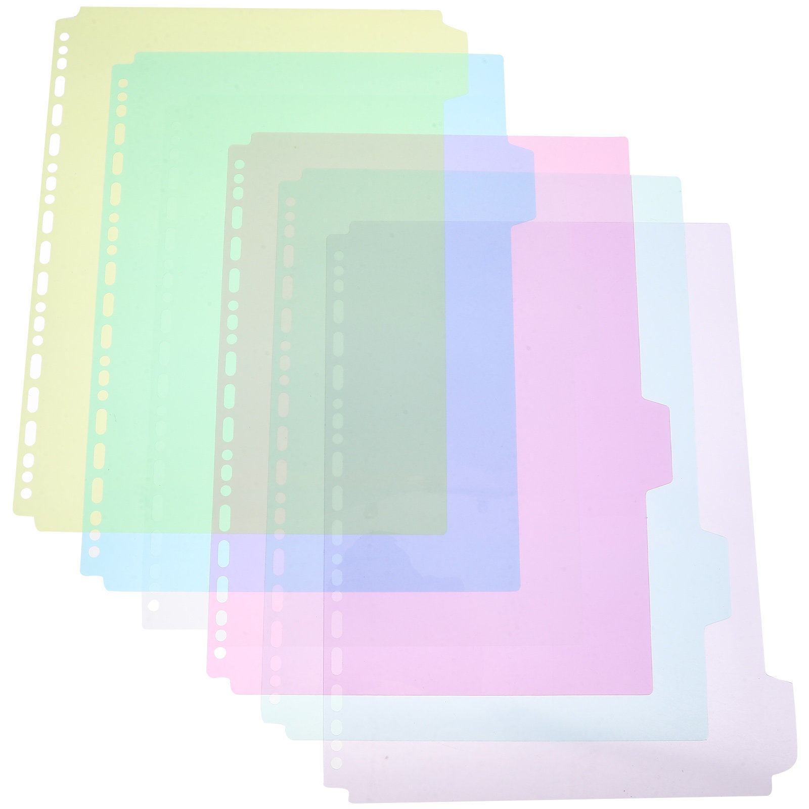 6Pcs Plastic Tabbed Binder Div - Tab Divider A4 review and price